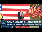 USA: Trump erklärt US-Wahlsystem erneut zur Zielscheibe! Angriff auf die Briefwahl!