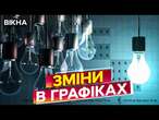 ГЛОБАЛЬНІ зміни в графіках  Стало відомо, як часто вимикатимуть світло!