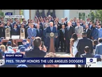 LIVE: President Trump hosts World Series champion Los Angeles Dodgers