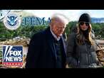 FAREWELL FEMA?: President Trump visits town ‘treated badly’ by Democrats