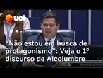 Alcolumbre discursa após vencer eleição no Senado: 'Quero ser catalisador do desejo deste plenário'