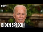 LIVE: Joe Biden's first speech since cancer confirmed & health 'cover up' claims