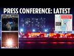 Press conference live as American Airlines jet collides with military helicopter in mid-air