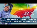 40 GRAD IN NEW YORK! Klimarisiko „Heat Dome“ | Was hinter der extremen Hitzewelle der USA steckt