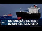 IRAN-KRIEG: US-Militär entert iranischen Öltanker im Golf von Oman nach Blockadebruch