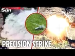 Moment Ukrainian drone wipes out Russian bunker with precision strike