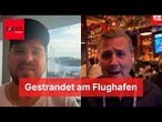 Bei Abreise aus Houston erleben unsere Reporter pures Chaos