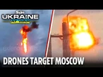 Ukrainian attack drones target Moscow overnight as Kremlin shoots down 80 UAVs