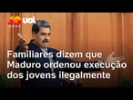 Maduro é processado nos EUA pelas mortes de cinco jovens na Venezuela