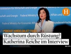 Wirtschaftsministerin Reiche: Diese zivilen Branchen könnten von der Aufrüstung profitieren