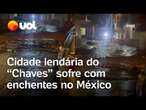 Cidade do 'Chaves' sofre com enchentes no México; veja vídeo