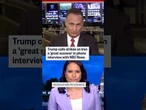 Trump called the strikes on Iran a “great success” in a brief phone call with Kristen Welker.