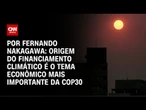Análise: Origem do financiamento climático é o tema econômico mais importante da COP30 | CNN ARENA