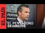 DIRECTO | Pete Hegseth, secretario de Defensa de EE. UU., ofrece una rueda de prensa en el Pentágono