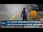 HITZEWELLE: Deutschland am Limit! Temperatur-Rekord sprengt Straßen und bringt die Bahn ins Wanken