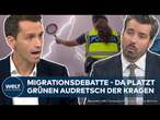 ASYL-STOPP AN DER GRENZE: Grüner versteht Welt nicht mehr - Vermächtnis von Helmut Kohl einreißen?