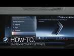 How-To: BMW Energy Regeneration Settings.