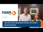 Janja fala sobre importância do Enem em visita a escolas do Ceará