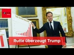 Um Trump zu schmeicheln, zeigt Rutte gedruckte Grafiken