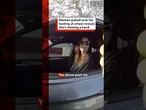Woman pulled over for texting at wheel reveals she's missing a hand. #Florida #BBCNews