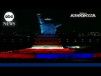 How Statue of Liberty was transformed for epic, first-of-its-kind performance