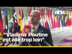 Ukraine, Gaza, droits de douane... Le ministre Jean-Noël Barrot s'exprime depuis Bruxelles
