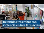 Detienen a dos hombres tras robar con violencia 2.500 euros en tres farmacias de Madrid