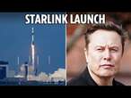 LIVE: Elon Musk's SpaceX launches more Starlink satellites into orbitSTARLINK LAUNCH