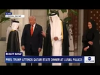 COMING UP: Pres. Trump attends Qatari State Dinner at Lusail Palace