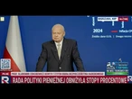 Glapiński: obecne dane wskazują, że inflacja obniża się z kwartału na kwartał