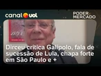 Dirceu critica Galípolo, fala de sucessão de Lula, chapa forte em São Paulo e mais; assista