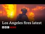 LA fires: Death toll rises to five as new fire erupts in Hollywood Hills | BBC News