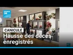 Canicule : dans les pompes funèbres, une augmentation des décès enregistrés • FRANCE 24