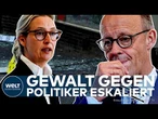 DEUTSCHLAND: Immer mehr Angriffe auf Politiker – Nach Grünen jetzt AfD besonders häufig betroffen