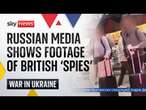 British diplomats shown leaving Russia following expulsions | Ukraine War