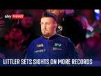 'Deep down I want to break Phil Taylor's record', says Luke Littler