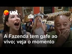A Fazenda: Galisteu comete gafe ao vivo e faz revelação antes da hora; participantes reagem