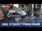 Hezbollah commanders among dozens killed in Israeli strike on Beirut