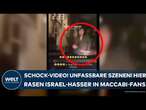 AMSTERDAM: Schock-Video! Hier rasen Israel-Hasser in Fans von Maccabi Tel Aviv! Unfassbare Szenen!