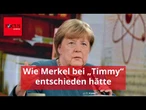 Wie Angela Merkel bei Buckelwal „Timmy“ entschieden hätte