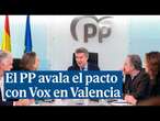 PP: "Los ciudadanos esperan de los políticos soluciones y menos confrontación"