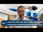 BEAMTE IN DEUTSCHLAND: Rufe nach Reform! Doch Dobrindt sieht „keinen Bedarf irgendeiner Veränderung“