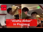 Mann ruft "Allahu Akbar" in Flugzeug - Passagiere ringen ihn gemeinsam nieder
