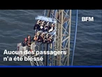 Les passagers de montagnes russes secourus à 30 mètres de hauteur