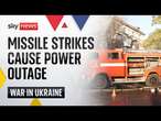 Ukraine continues to fight as missile attacks cause power cuts