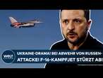 PUTINS KRIEG: Ukraine-Drama! Bei Abwehr von Russen-Angriff! F-16-Kampfjet stürzt ab - Pilot tot!