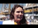 Vespucci a Civitavecchia, Locatelli: "Il Tour una grande gioia"