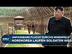 KIM JONG-UN TOBT: Nordkoreanischer Soldat überwindet Todesstreifen und flieht ins freie Südkorea