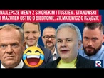 Najlepsze memy z Sikorskim i Tuskiem. Stanowski i Mazurek ostro o Biedronie. Ziemkiewicz o rządzie