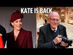 When Kate walked in a jolt ran through me - she's back doing what she does best, says Arthur Edwards